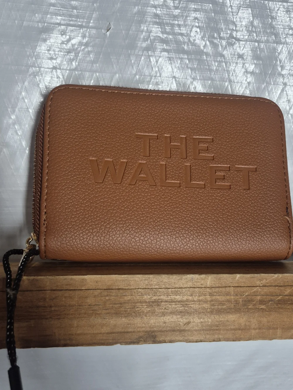 Brown Zip Wallet 